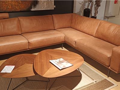 Lederland ROTTERDAM Showroommodel Couper Hoekbank